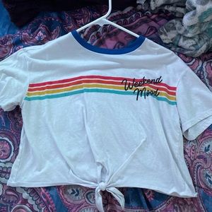 Loose summer crop top!